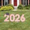Big Dot of Happiness Rose Gold Grad - 2026 Yard Sign Outdoor Lawn Decorations - Graduation Party Yard Signs - 2026